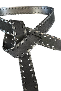 ISABEL MARANT Women's Lecce Belt in black - women's accessory - alternate view