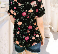 Nighttime Blooms Blouse