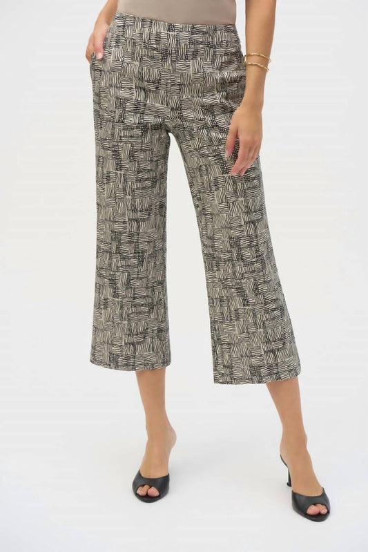 Joseph Ribkoff - Women's Millennium Geometric Print Culotte Pants
