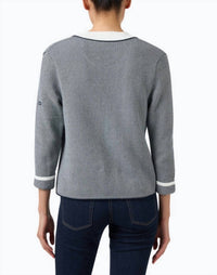 Saint James - CALANQUES V Neck Cardigan