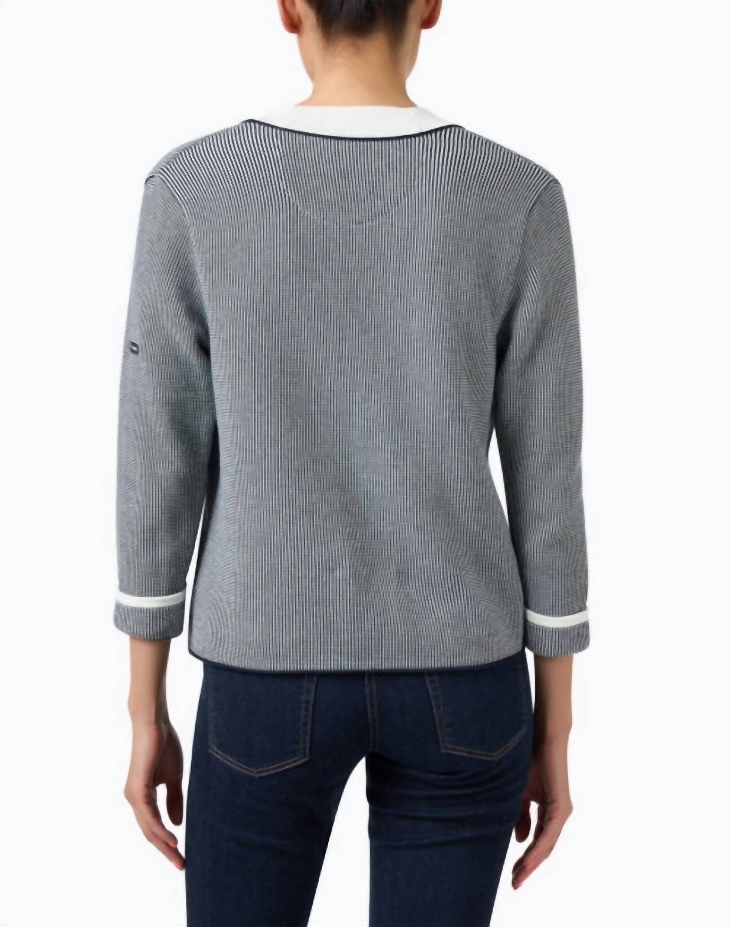 Saint James - CALANQUES V Neck Cardigan