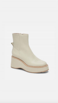 Dolce Vita Women's Hilde Boots in ivory - women's shoe - detail view