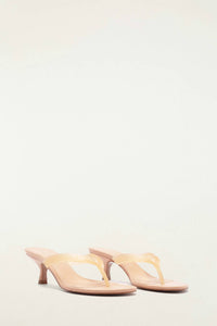FARM RIO Women's Rob Heel Sandal in old blush - women's sandal - detail view