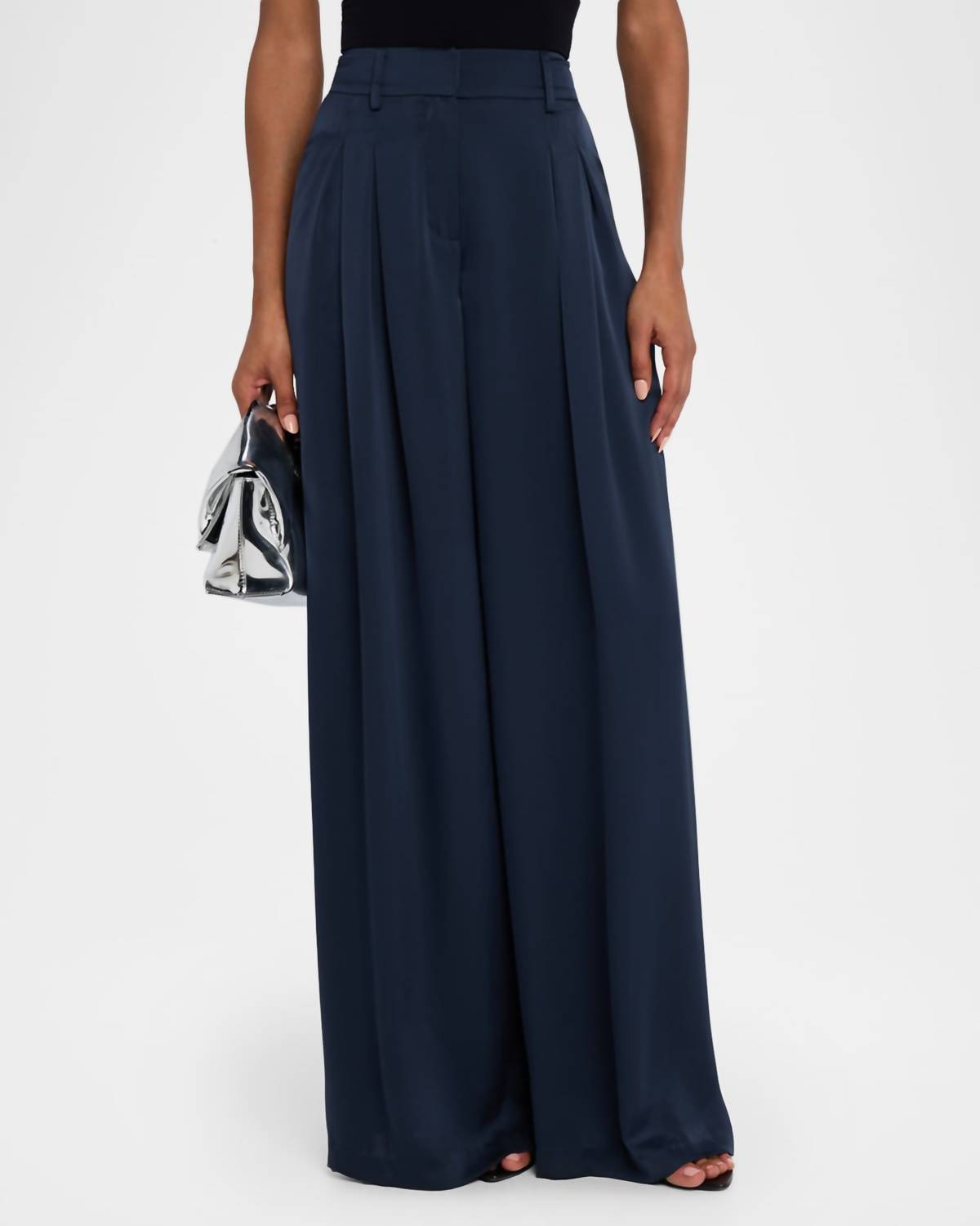 Ramy Brook - Oscar Pleated Wide Leg Pants