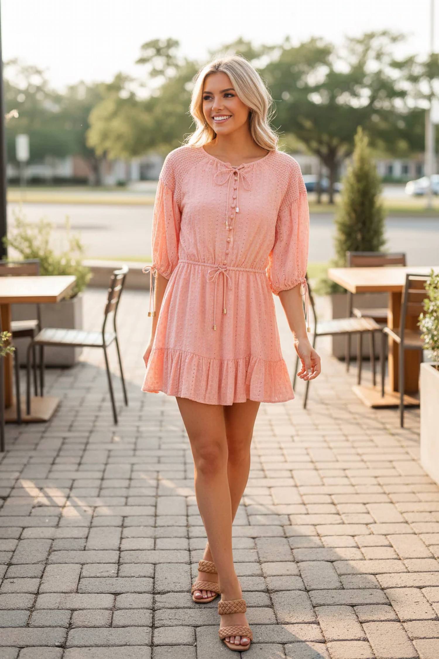 Strawberry Paris - Madagascar Flirty Cotton Dress