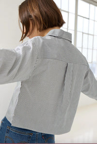 Sold Out Nyc - Cropped Everything Button Shirt