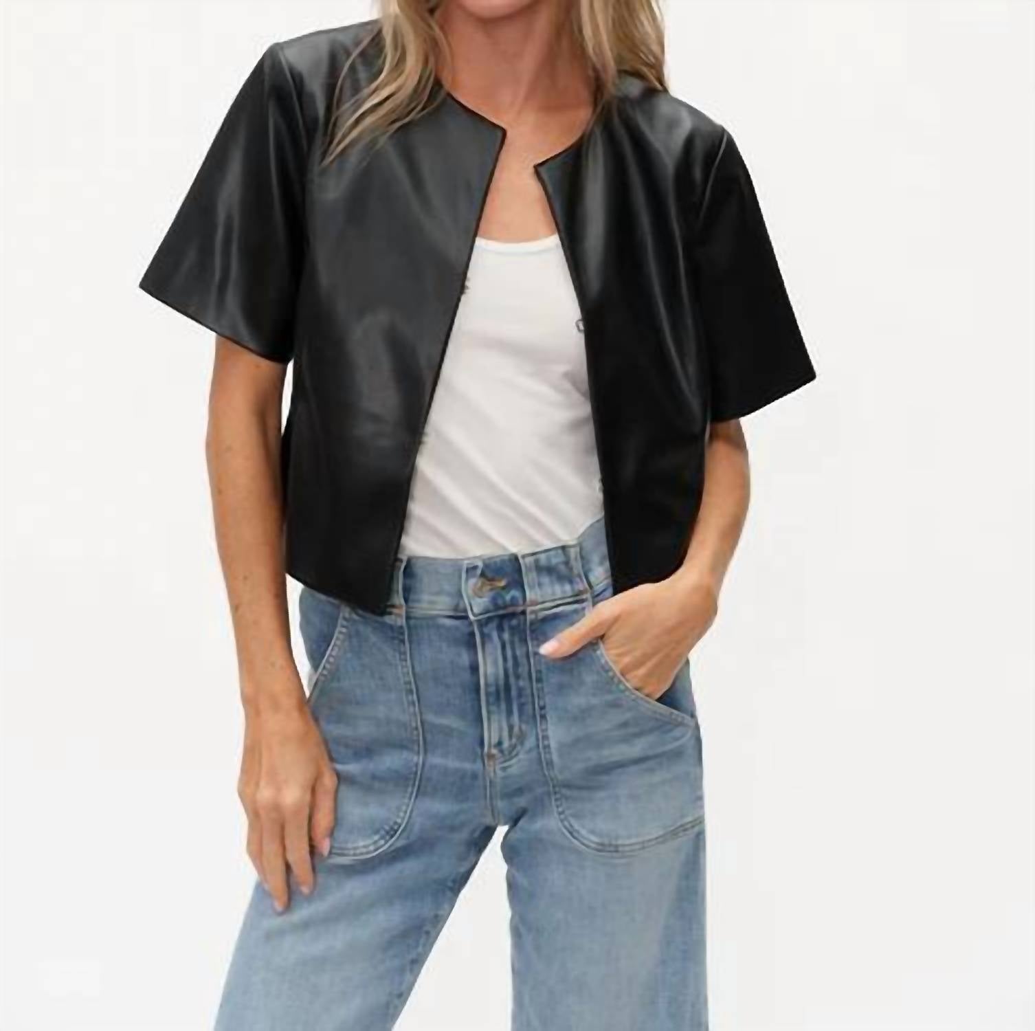 Six/Fifty - Quinn Faux Leather Jacket