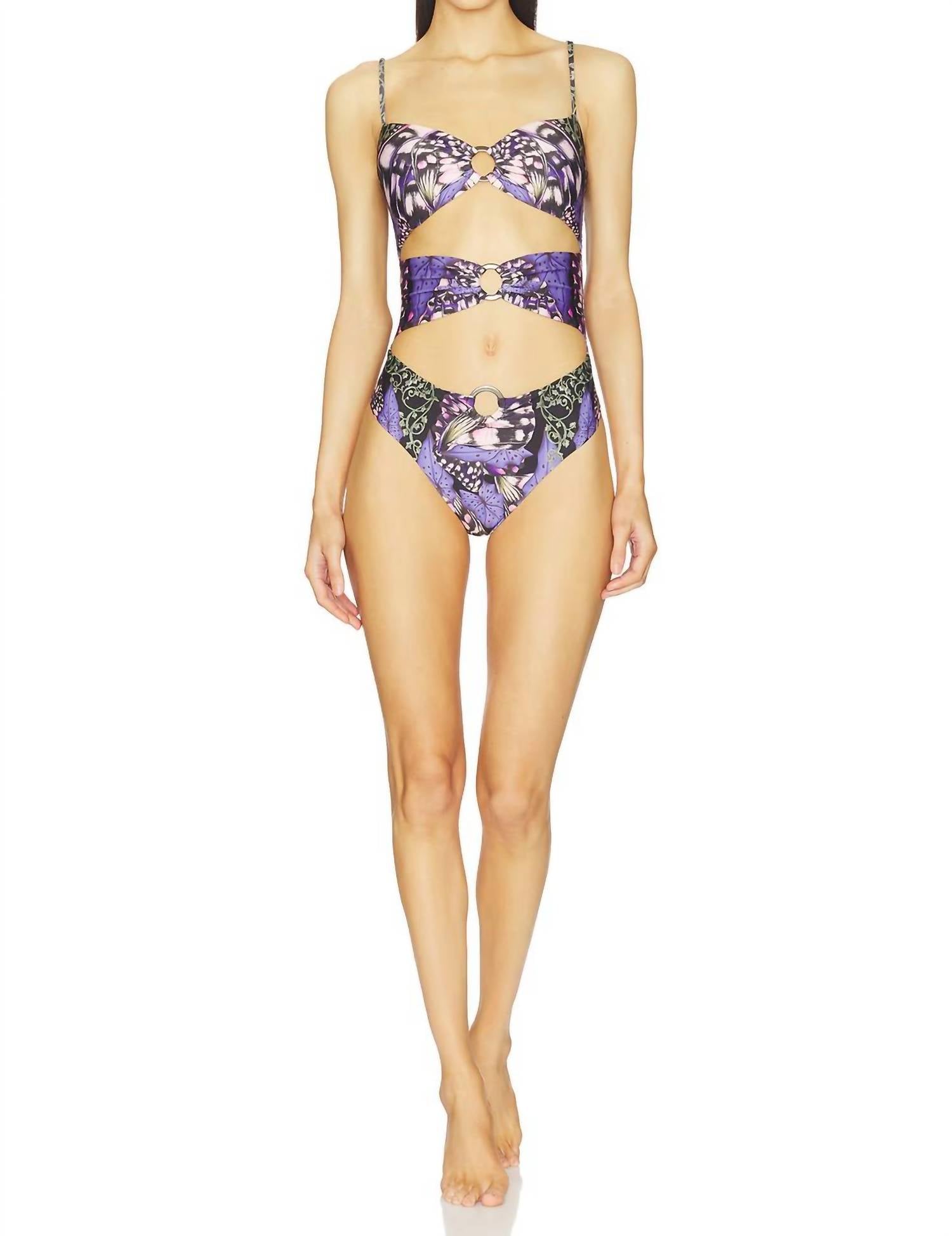 Agua Bendita - Conga Ambar One Piece Swimsuit