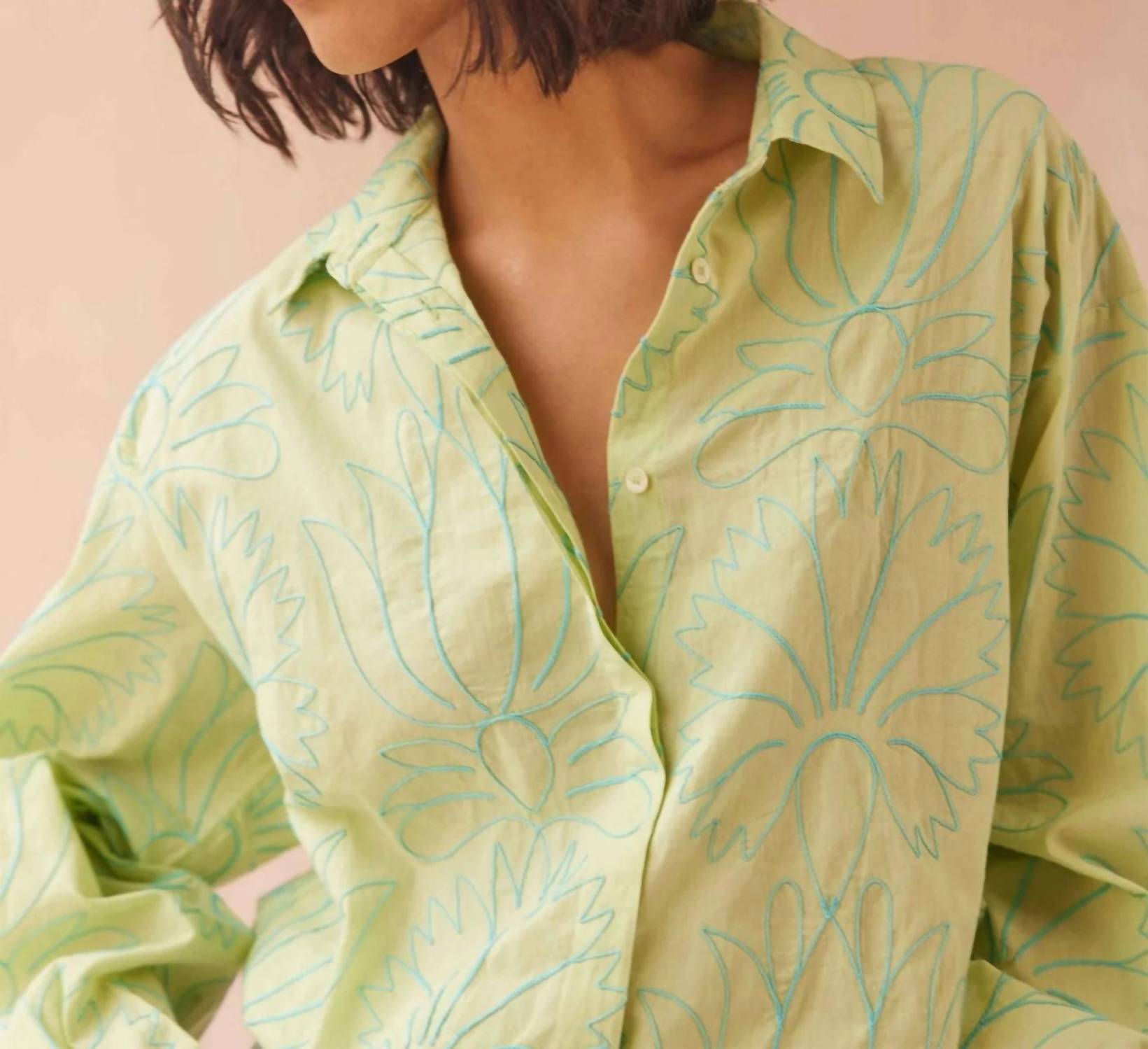 OMIKA Nero Blouse in laila agave - women's blouse - view 5