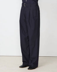 Officine Générale Evans Pants in navy ink - men's pants - alternate view