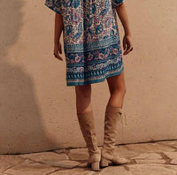 Spell - Marmont Flutter Tunic Mini Dress