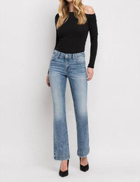 Vervet By Flying Monkey - Brittany Mid Rise Bootcut Jean