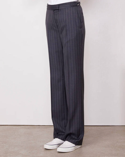 Officine Générale - Ilenia Italian Woven Pinstripe Pants