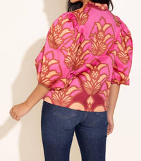 Alden Adair Ali Top in desert rose 1 - women's blouse - view 8