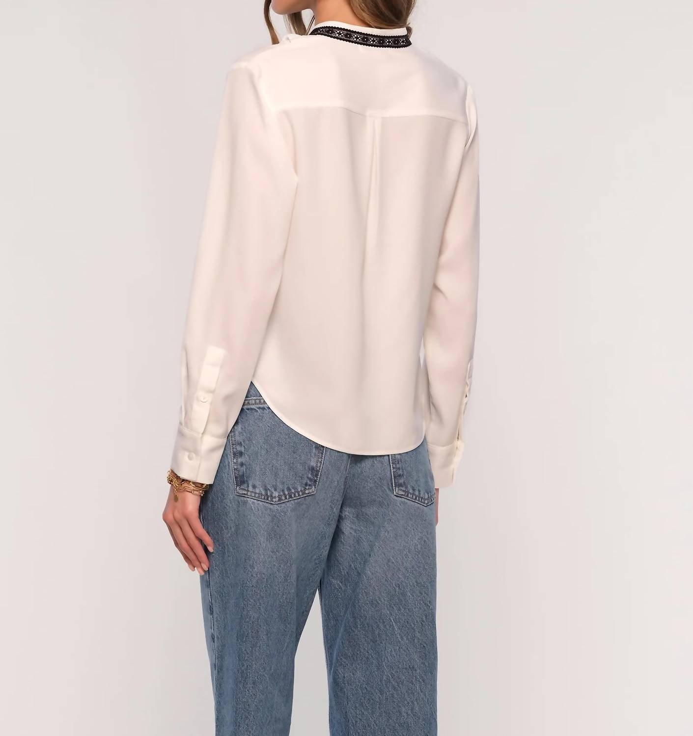 Heartloom - Blair Pleated Front Ruffle Top