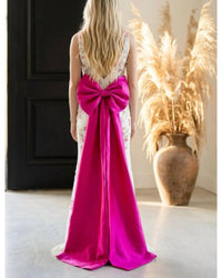 Couture Lee - Fitted Strapless Brocade Gown
