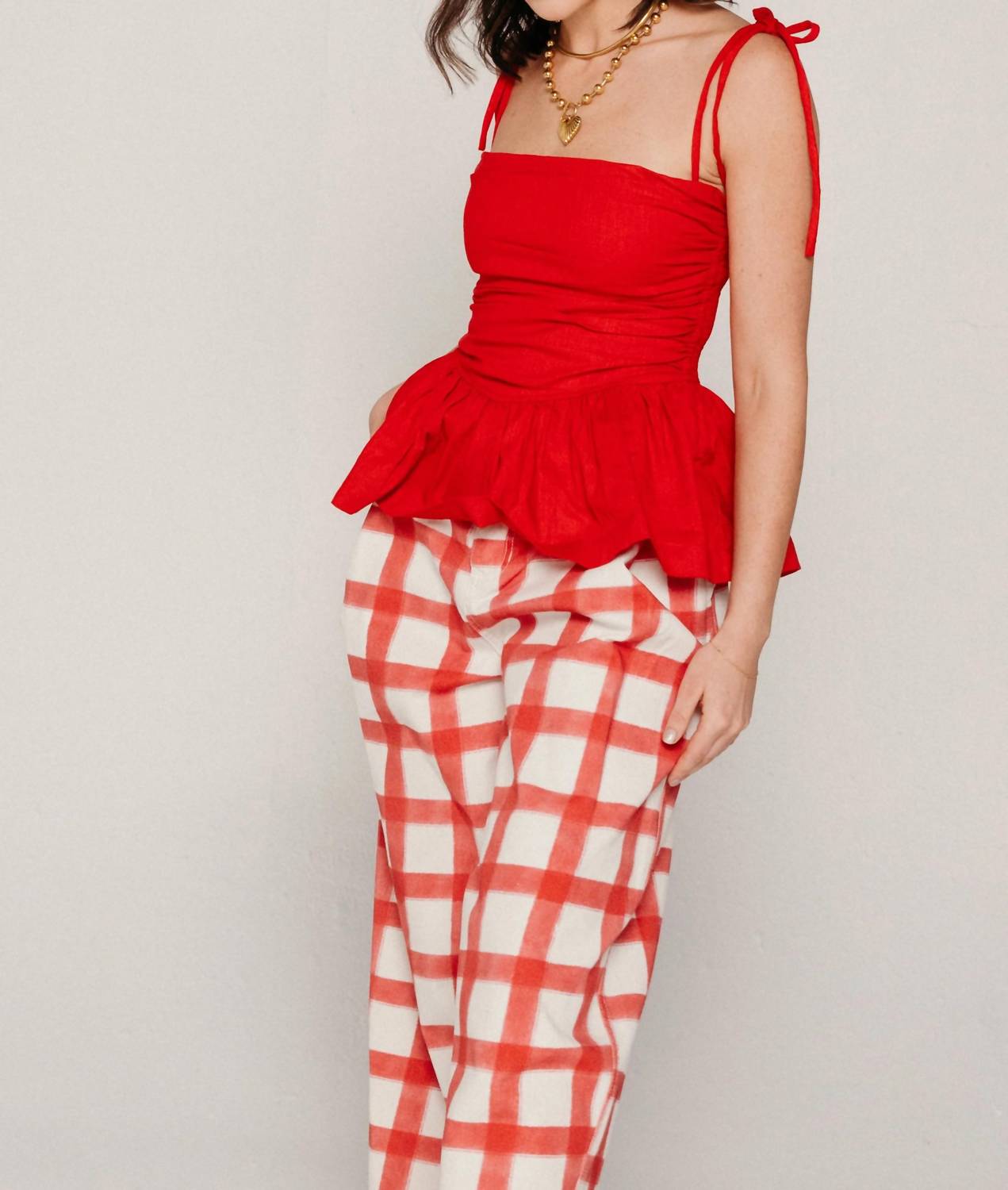 Sixxta - Jacinta Peplum Sleevess Top