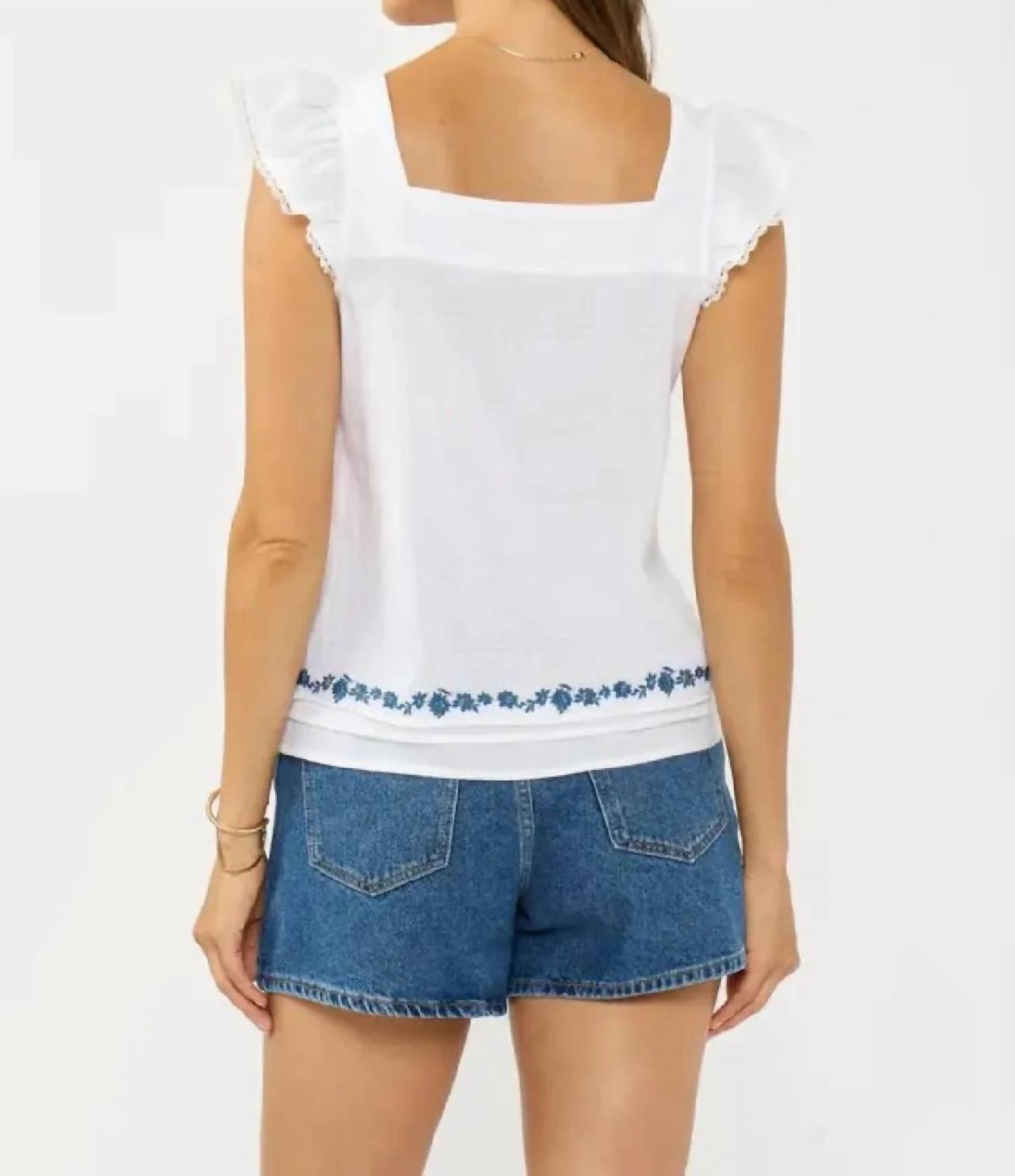 Lovestitch - Ruffle Sleeve Top
