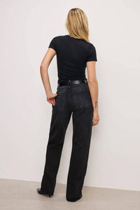 Good American - 90s Mid Rise Straight Leg Jeans