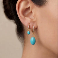 Joy Dravecky - Women's Ethiopian Opal Drop Earrings