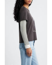 Daydreamer - Blondie Debbie Trumpet Photo Crew Neck Tee