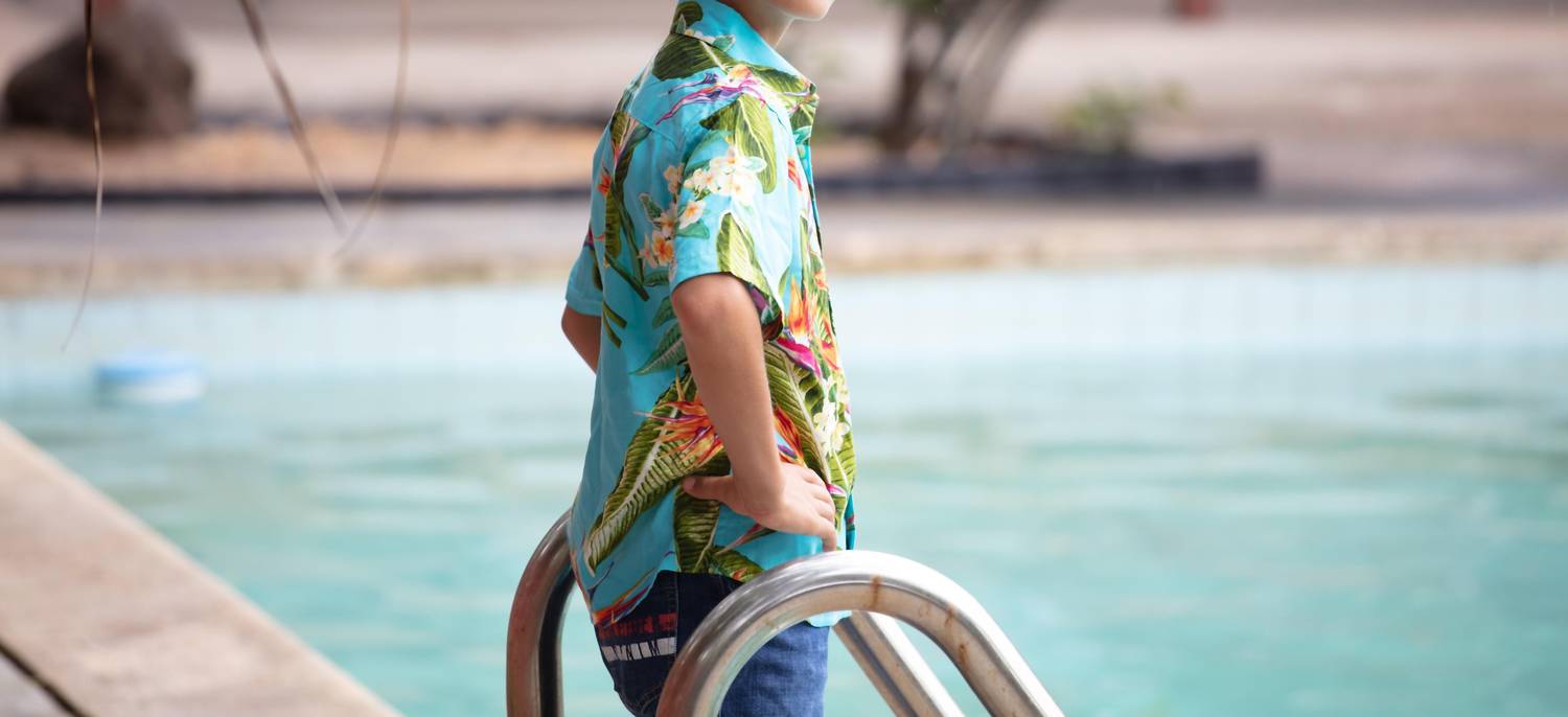 Coradorables - Boys Birds Of Paradise Shortsleeve "kalani" Aloha Shirt