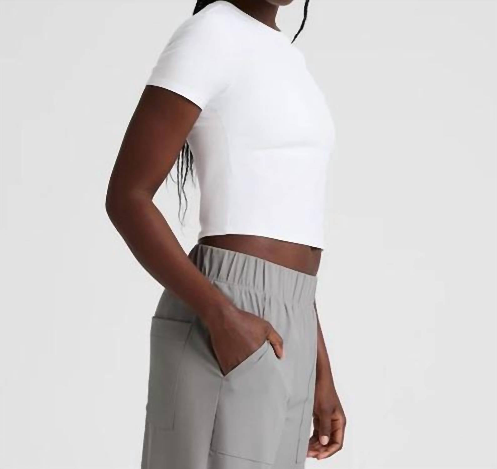 Beyond Yoga - Featherweight Cropped Tee