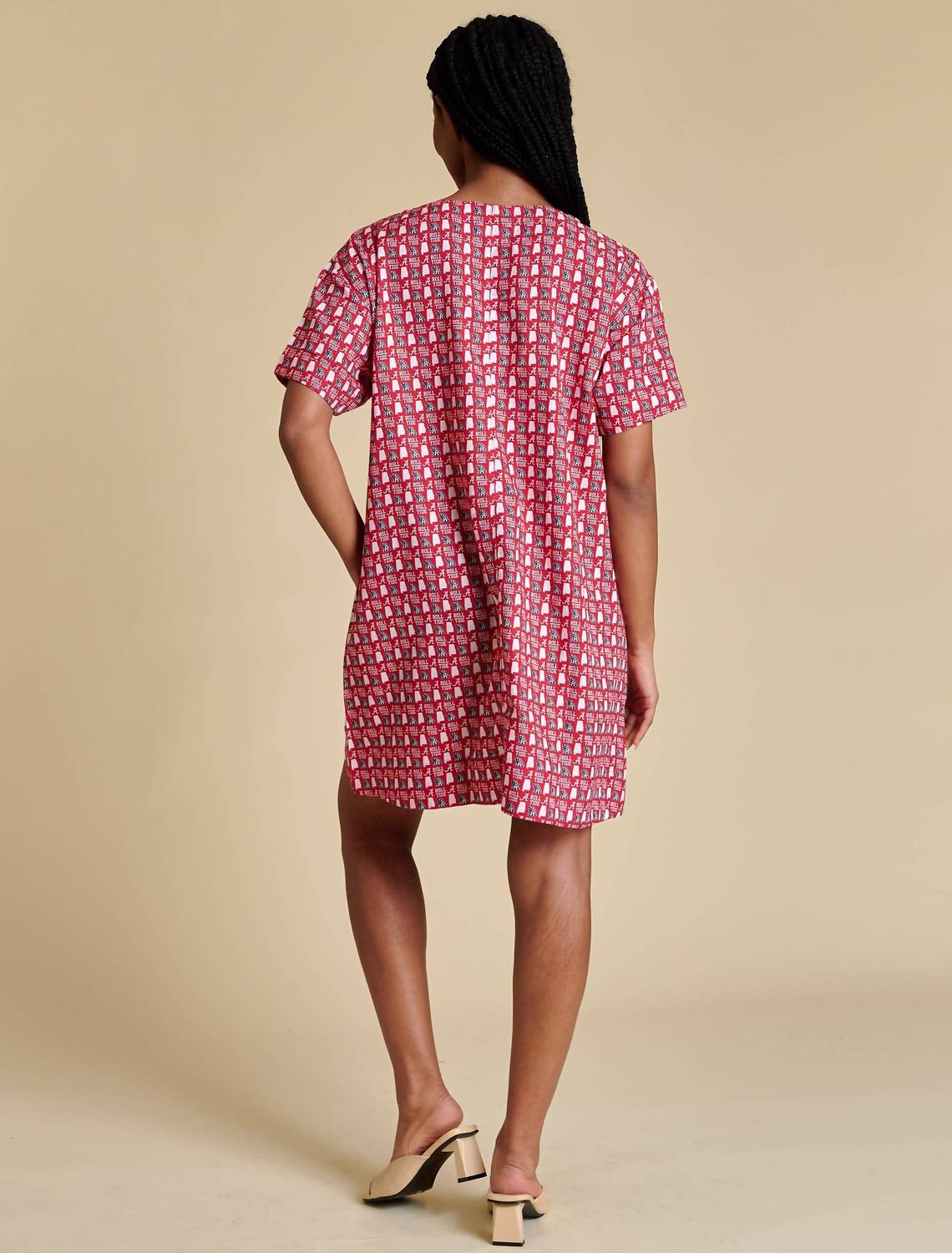 Stewart Simmons - Bama GameDay Twill A-Line Dress