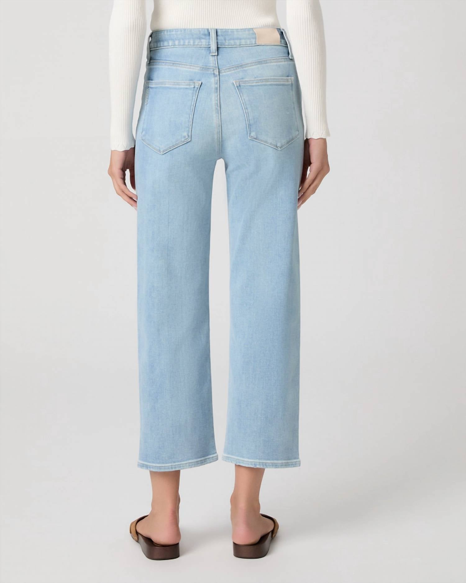 Paige - Stevie Crop Straight Jeans