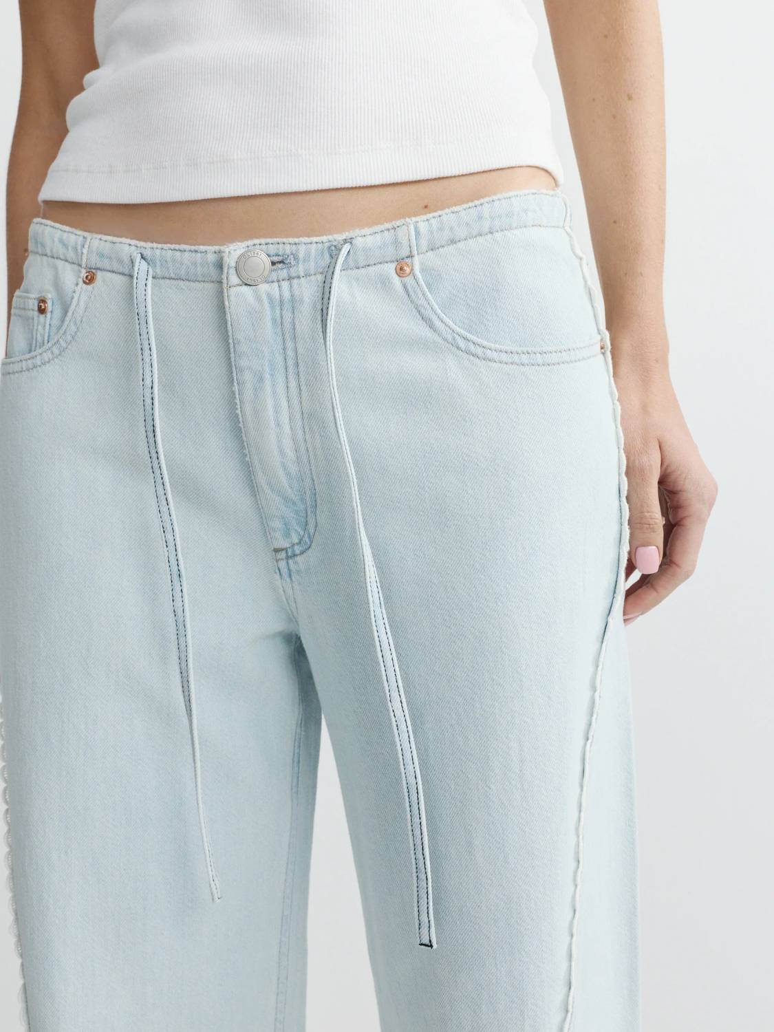 Dl1961 - Women'S - Sienna Low-slung Wide Leg Relaxed 31” Jeans