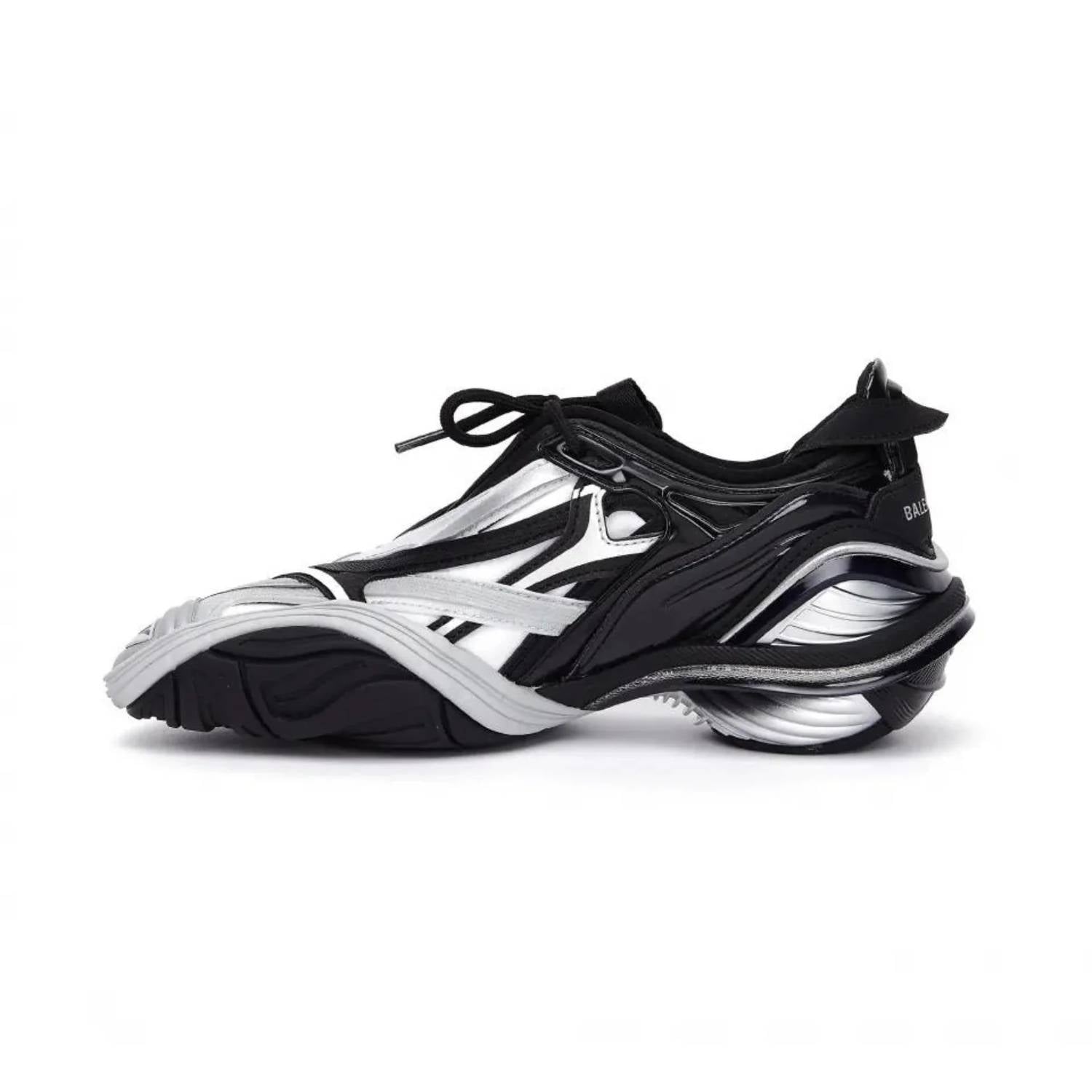 Balenciaga - Women's Tyrex Logo-print Metallic Rubber Shoes