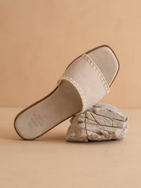 Oasis Society - Women's Emmie Border Stitch Summer Sandals