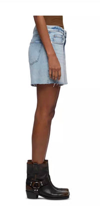 7 For All Mankind The Monroe Long Shorts in ode tu - women's shorts - alternate view