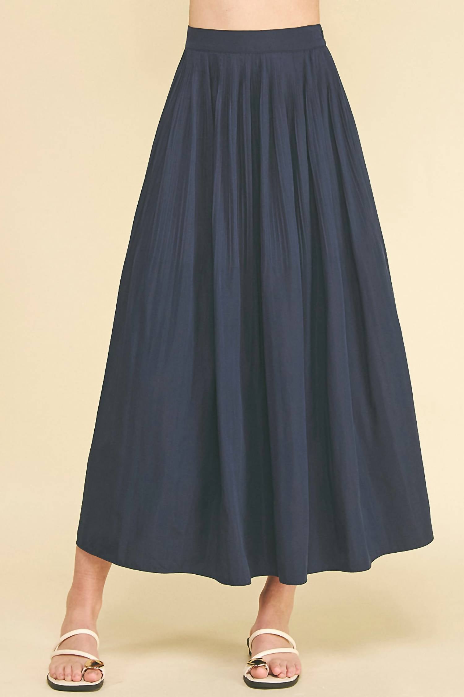 Pinch - Flowing A-line Skirt