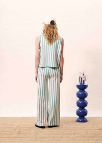 Frnch - Niagara Cardigan Striped Tank Top