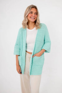 Pol - Sorbet Chenille Slouch Cardigan