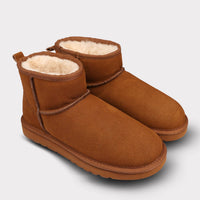 Lamo Women's Kora Short Slip-on Boot in chestnut - women's shoe - view 6