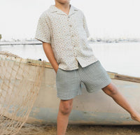 Rylee + Cru - Kid's Lapel Collar Fleur Shirt
