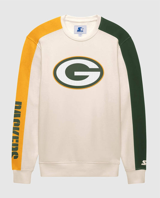 Starter - Men's Green Bay Packers Team Crew Long Sleeve Shirt