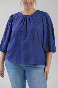 Marie Oliver - Harly Crew Neck 3/4 Sleeve Top - Plus