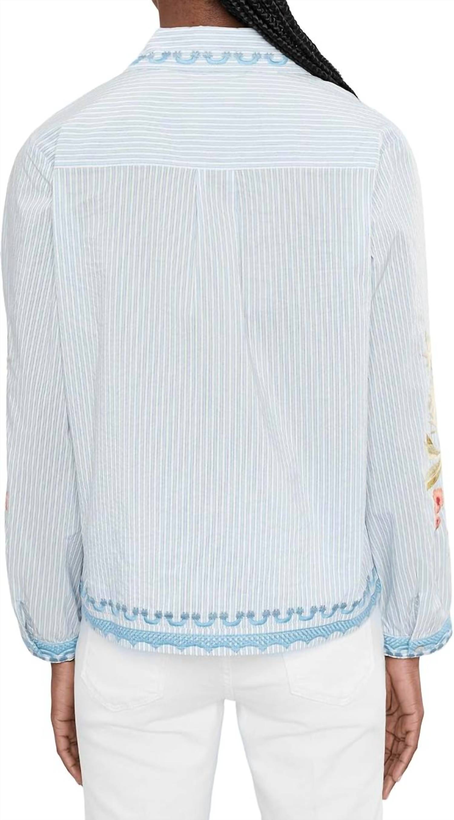 Johnny Was - Angela Open Neck Shirt