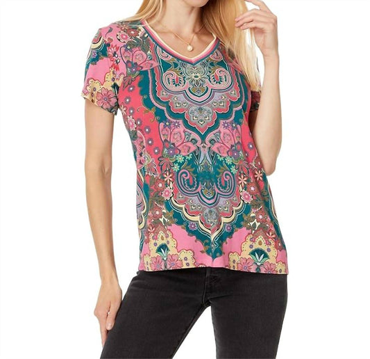 Johnny Was - Janie Favorite Short Sleeve V-Neck Tee