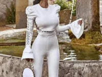 Bcbgmaxazria - Open Flare Long Sleeve Top
