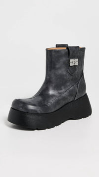 Ganni - Women's Kat Low Boot Vintage Boot