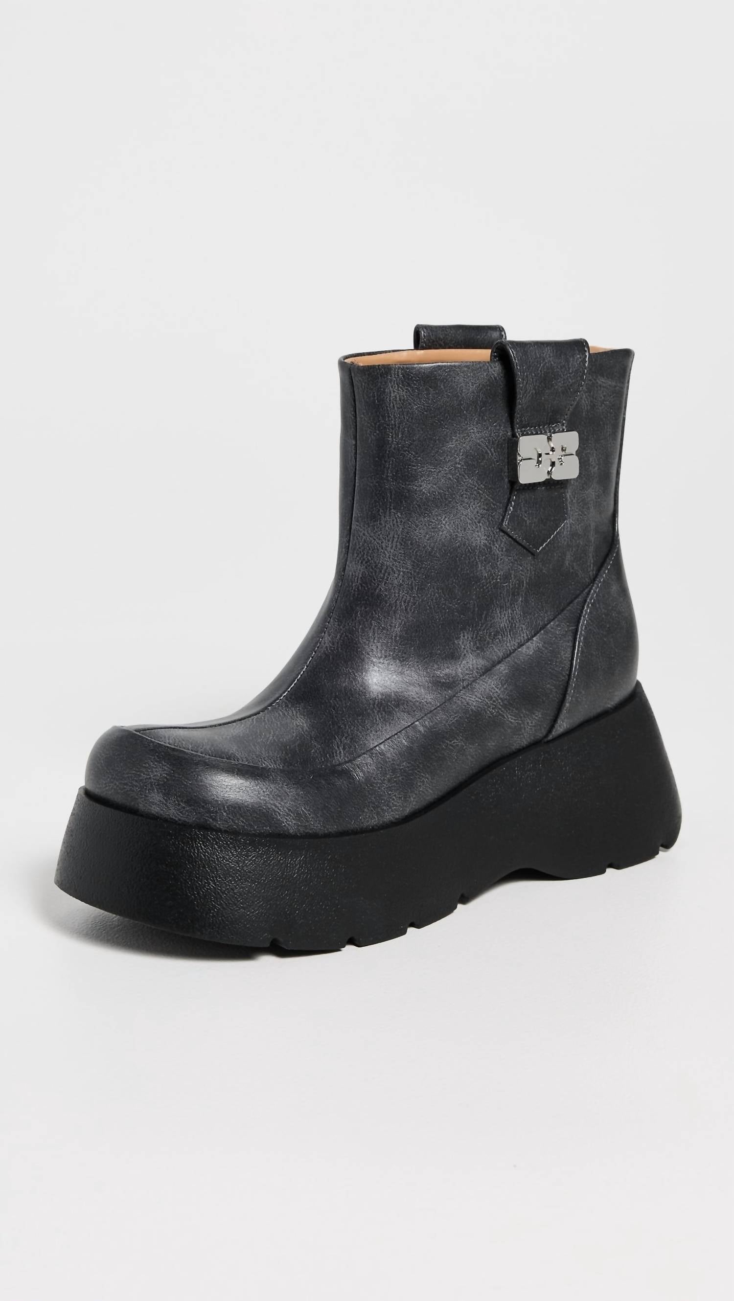 Ganni - Women's Kat Low Boot Vintage Boot