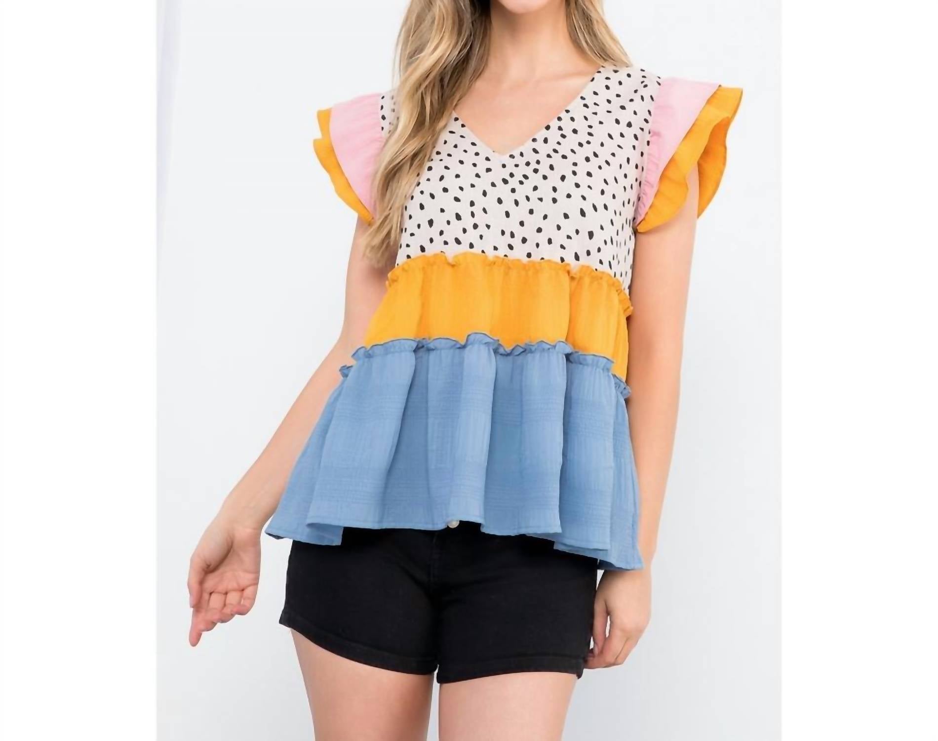 Thml - Mixed Print Top