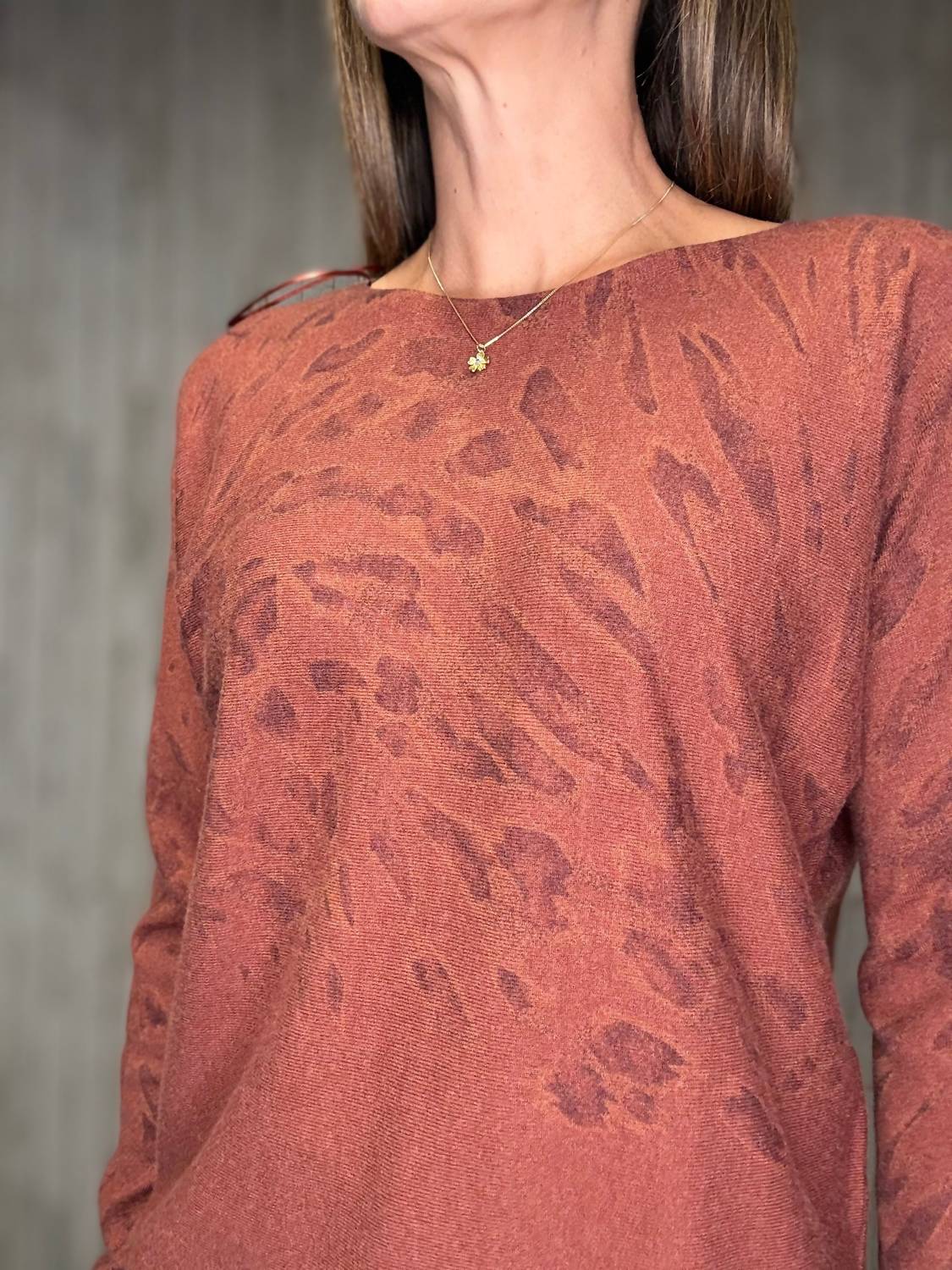 Charlie B - Manchester Animal Print Sweater
