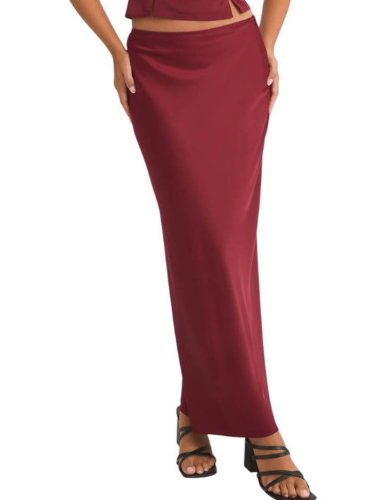 Le Lis - Satin Maxi Skirt