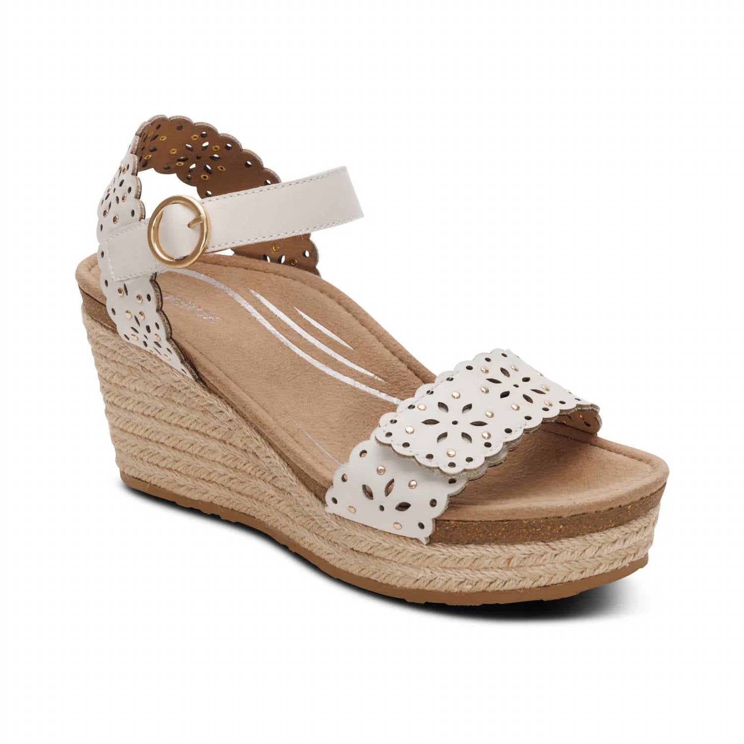 Aetrex - Women's Sydney Espadrille Quarter Strap Sandals