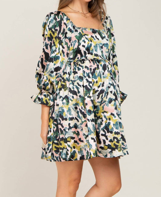 Entro - PRINT MINI DRESS